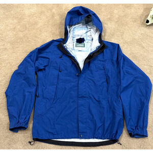 Vintage LL Bean Jacket Gore tex Anorak Trail Model Raincoat Mens MEDIUM EUC